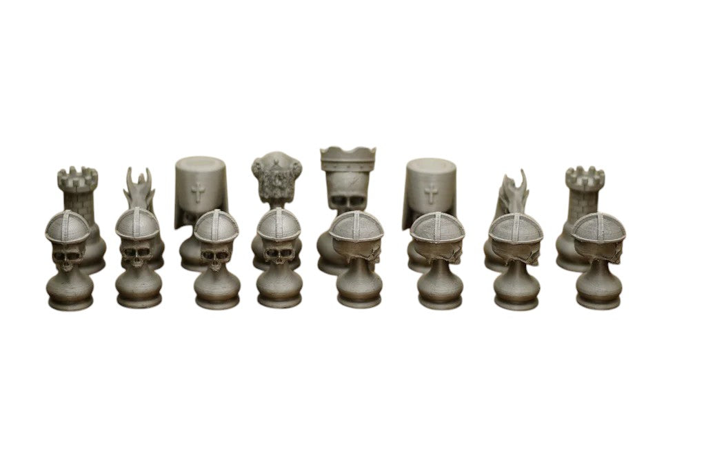 Skull Chess Set 03