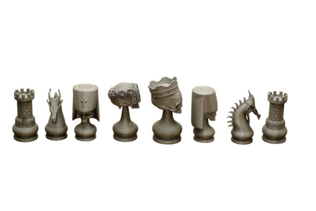 Skull Chess Set 03