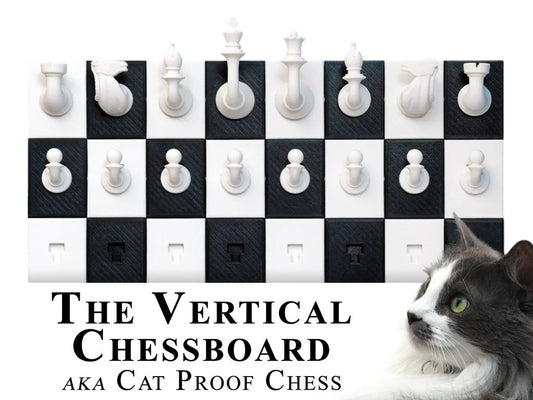 Bent Cat Proof Chess Set and Board