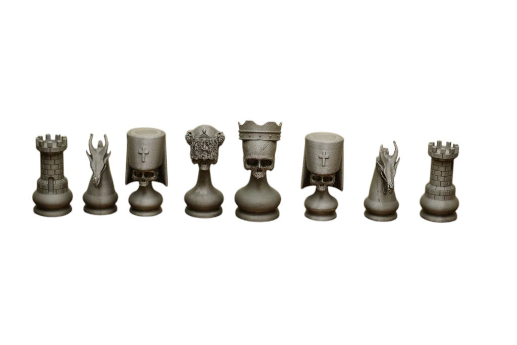 Skull Chess Set 03