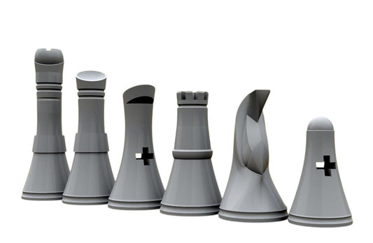 Church Style Chess Set 02