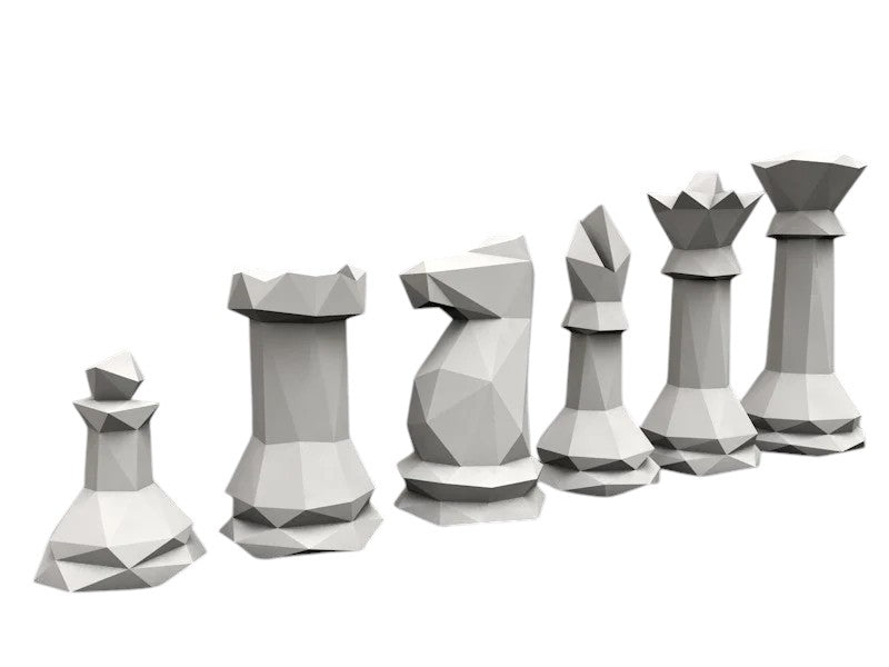 Low Polly Chess Set