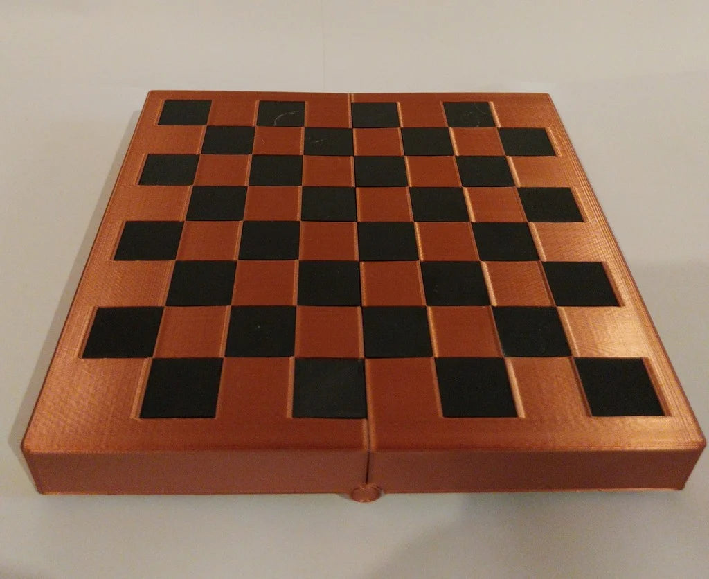 Minimal Style Chess Set 03 with Box/board