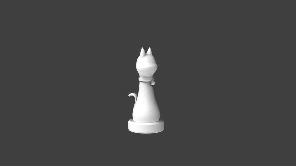 Royal Cat Chess Set