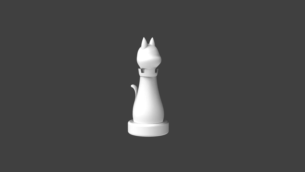 Royal Cat Chess Set