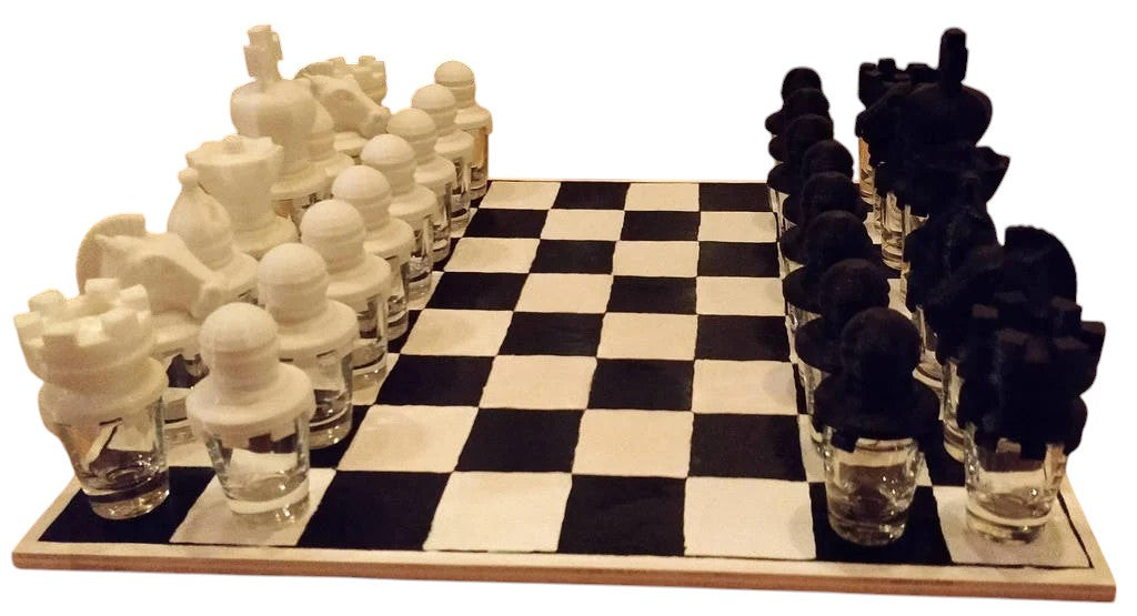 Drinking Shot Glass Chess Set