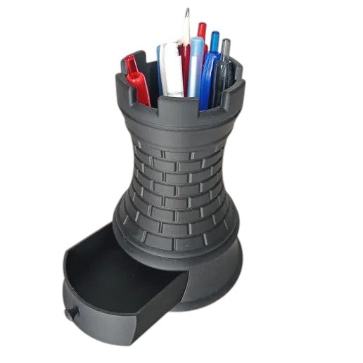 Rook Pen Holder with Drawer